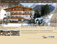 Tablet Screenshot of hotelelse.com
